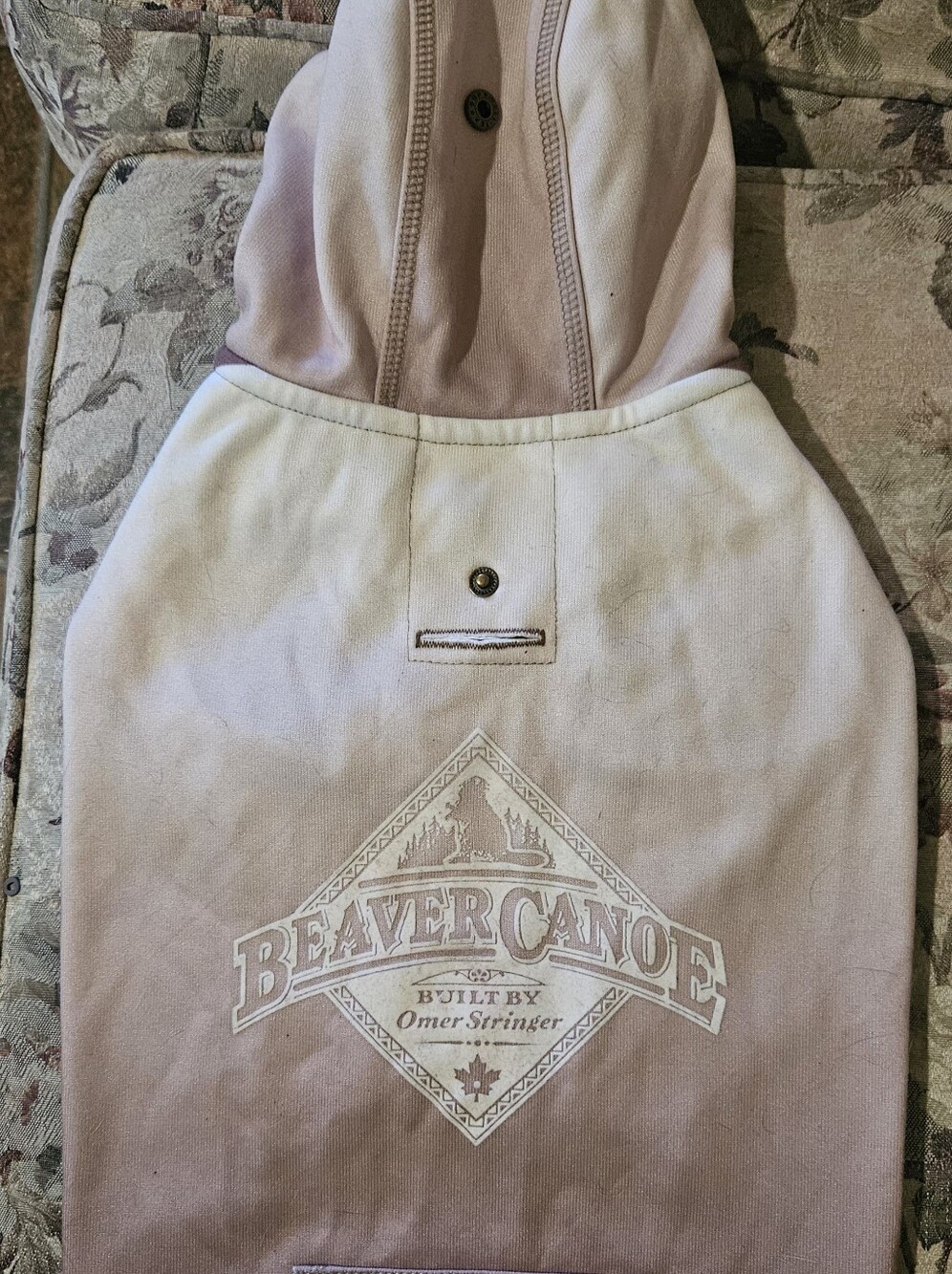 NWOT Beaver Canoe Dog Hoodie -Color Faded Ombre Large/47cm Schnauzers, Labs,etc